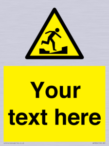 Custom warning uneven surface